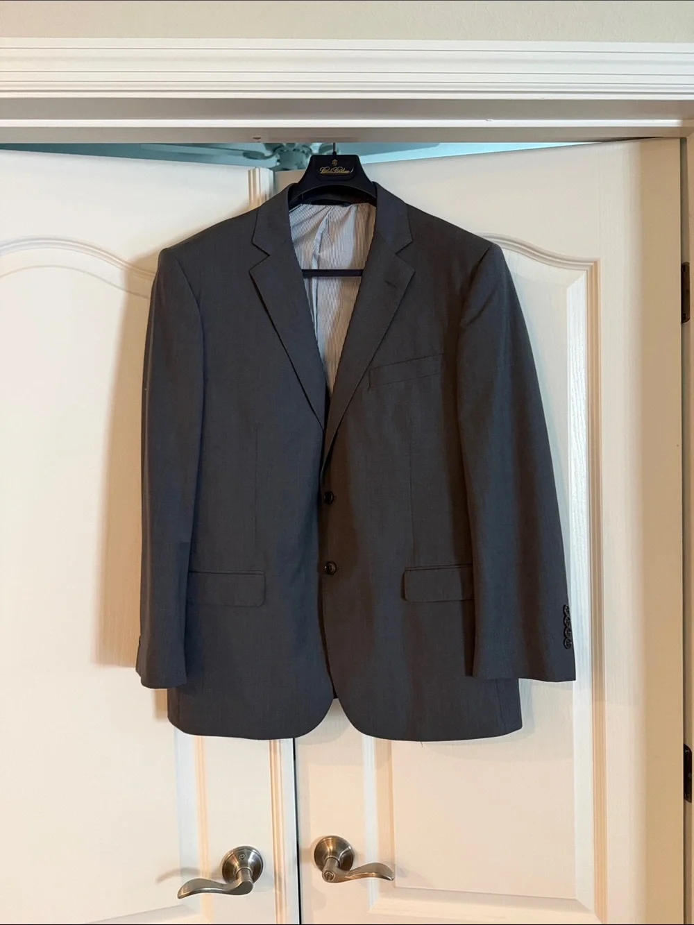 Mens Brooks Brothers Explorer Madison Fit Dark Gray Suit